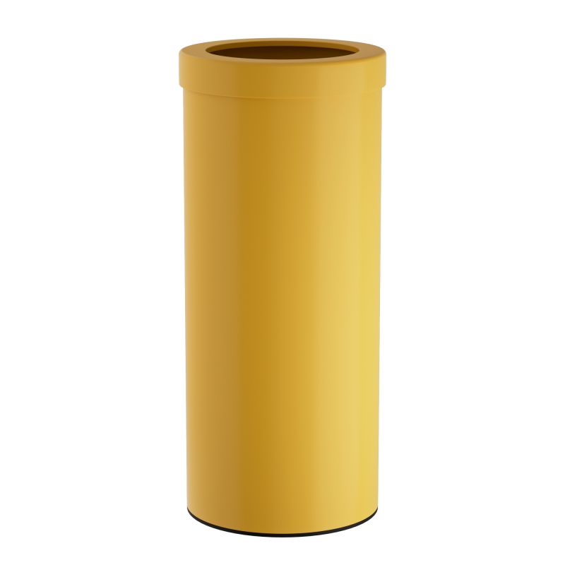 Καλάθι Απλύτων 30 Lit - Matt Yellow, Pam & Co, Ø25 x H57 (cm), 29-2557-603