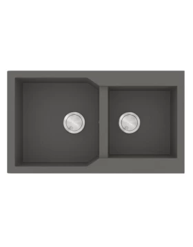 Νεροχύτες Γρανίτη Sanitec 804 σε χρώμα 35. Pietra (86x50cm) (Image 1)