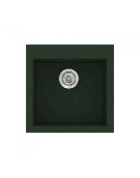 Νεροχύτες Γρανίτη Συνθετικοί Sanitec 339 σε χρώμα 19. Granite Green (50x50cm)