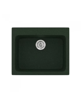 Νεροχύτες Γρανίτη Συνθετικοί Sanitec 331 σε χρώμα 19. Granite Green (60x50cm) (Image 1)