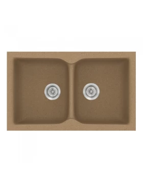 Νεροχύτες Γρανίτη Συνθετικοί Sanitec 336 σε χρώμα 49. Granite Celtic Stone (86x50cm) (Image 1)