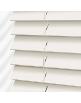 Στόρια 50mm Απομίμησης Ξύλου από PVC σειρά LA-203 Μπεζ (Image 1)