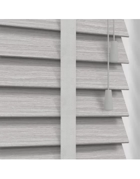 Στόρια 50mm Απομίμησης Ξύλου από PVC με Τιράντες σειρά LA-241 Γκρι Νερά (Image 1)