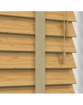Ξύλινα Στόρια Magino 50mm με Τιράντες σειρά K91267 Golden Pine