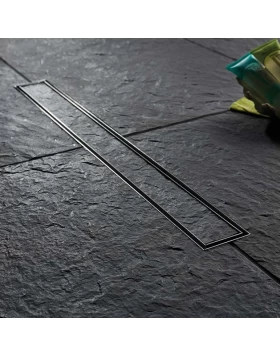 Κανάλι Ντους Wirquin Venisio Slim Inox για Τοποθέτηση Πλακιδίου (σε 30cm ή 50cm ή 70cm) (Image 1)