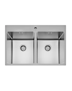 Νεροχύτης Ανοξείδωτος Geman 33150085 Square (75x50) Inox