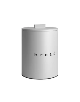 Ψωμιέρα Λευκό Ματ με Καπάκι σειρά 2225-033 (20x25cm)