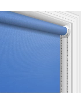 Ρόλερ σκίασης Deluxe με Πυκνό Αδιάφανο Μπλε Ύφασμα 37-1266 (Μερικής Συσκότισης)