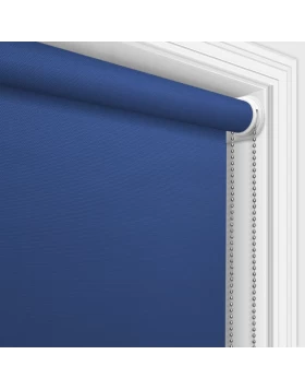 Ρόλερ σκίασης Deluxe με Πυκνό Αδιάφανο Μπλε Ύφασμα 37-1274 (Μερικής Συσκότισης)