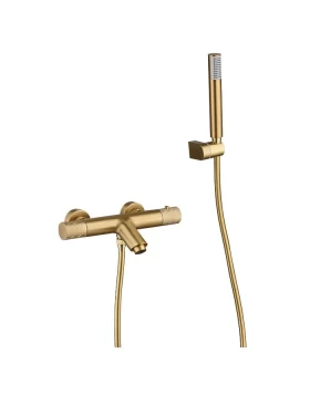 Μπαταρία Λουτρού Θερμοστατική Imex Line BTD038-4OC σε Χρυσό Ματ PVD (Image 1)