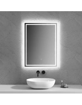 Καθρέπτης Φωτιζόμενος με Led Touch σειρά 67-7090 (70x90cm) (Image 1)