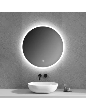 Καθρέπτης Φωτιζόμενος με Led Touch σειρά 67-8080 (Φ.80cm) (Image 1)