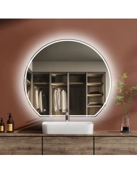 Καθρέπτης Φωτιζόμενος με LED Touch Luminor Moon 110 (Φ.110) (Image 1)