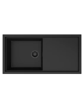 Νεροχύτες Γρανίτη Elleci σειρά Sintesi 480 Μαύρο Black K86 (100x50cm)