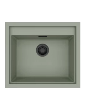 Νεροχύτες Γρανίτη Elleci σειρά Sintesi 105 Sage Green K82 (57x50cm) (Image 1)
