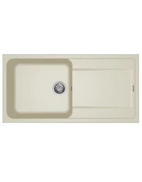 Νεροχύτες Γρανίτη Elleci σειρά Life 480 Bianco Antico G62 Granitek (100x50cm) (Image 1)