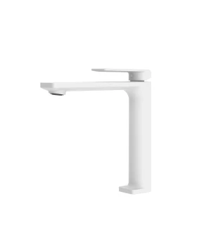 Μπαταρία Ψηλή Νιπτήρος Imex Fiyi BDF016-3BL Λευκό Ματ (Ύψος 23.2cm) (Image 1)