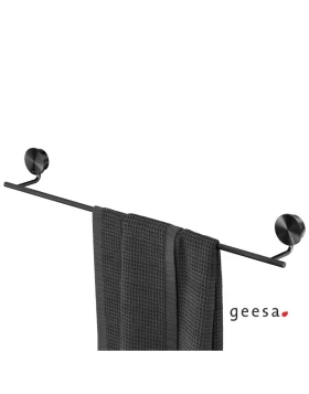 Πετσετοθήκη Μπάνιου Geesa Opal 7207/60-411 Black Brushed PVD (Μήκος 66cm)