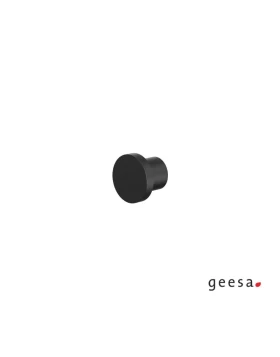 Άγκιστρο Πετσετών Geesa Opal 7213-400 Μαύρο Ματ (Φ.2,5x2cm)