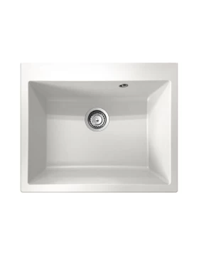 Νεροχύτης Συνθετικός Duralit KZ060-300 (60x50) White (Image 1)