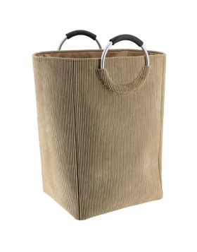 Καλάθι Απλύτων Υφασμάτινο 55Lt σειρά 9926 σε Μπεζ (30x36x63cm) (Image 1)