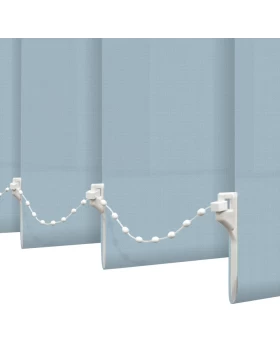 Κάθετες Περσίδες Deluxe με Αδιάφανο Γαλάζιο Ύφασμα 36-2724 (Μερικής Συσκότισης) (Image 1)