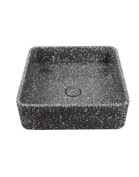 Νιπτήρας Πέτρινoς Επικαθήμενος Karag Ira Terrazzo CS-0009-E16 Volcano (39x39cm) (Image 1)