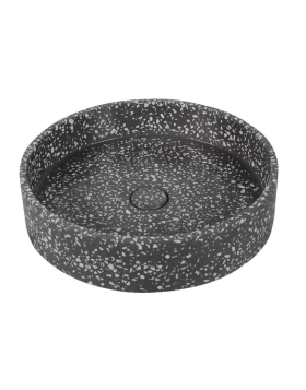 Νιπτήρας Πέτρινoς Επικαθήμενος Karag Elpis Terrazzo CS-0003-E16 Volcano (42.5x42.5cm) (Image 1)