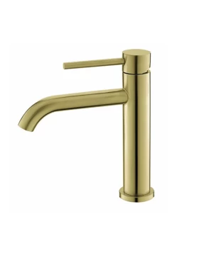 Μπαταρία Νιπτήρα Karag Artemis B99001-O Χρυσό Ματ (Ύψος 19cm) (Image 1)