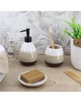 Σετ 3 Αξεσουάρ Μπάνιου Dolomite σειρά 6368-6367-6366 Πολύχρωμο (Image 1)