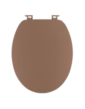 Κάλυμμα λεκάνης Mdf με Πλαστικούς μεντεσέδες 0559 Καραμελί (36x43cm) (Image 1)