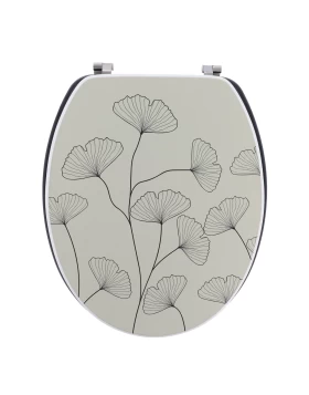 Κάλυμμα λεκάνης Mdf με Ανοξείδωτους μεντεσέδες 0555 Πολύχρωμο (36x43cm) (Image 1)