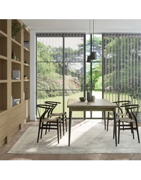 Κάθετη Περσίδα Κουρτίνα Wave με Γκρι Ύφασμα σειρά 593832 (Image 1)