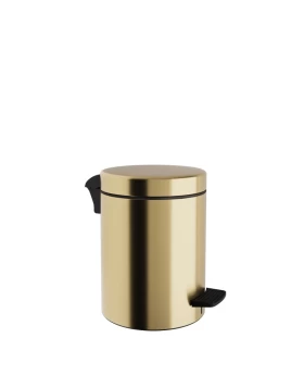 Χαρτοδοχείο 3 Lit, Soft Close - Brushed Gold, Pam & Co, Ø18 x H25 (cm), 03-601-023 (Image 1)