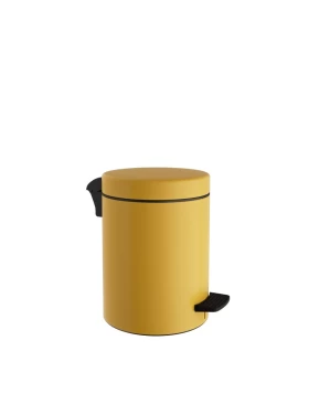 Χαρτοδοχείο 3 Lit, Soft Close - Matt Yellow, Pam & Co, Ø18 x H25 (cm), 03-601-603 (Image 1)