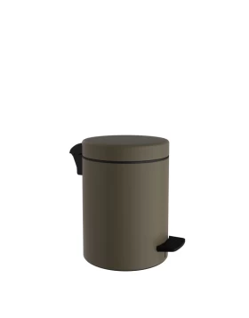 Χαρτοδοχείο 3 Lit, Soft Close - Matt Light Bronze, Pam & Co, Ø18 x H25 (cm), 03-601-963 (Image 1)
