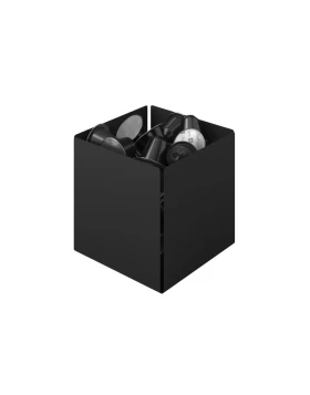 Θήκη για Κάψουλες - Matt Black, Pam & Co, W13 x D13 x H13 (cm), 116-403 (Image 1)