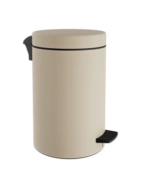Χαρτοδοχείο 12 Lit, Soft Close - Matt Ivory, Pam & Co, Ø25 x H40 (cm), 12-090-703 (Image 1)