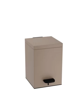 Χαρτοδοχείο 5 Lit, Soft Close - Matt Beige, Pam & Co, W18 x D18 x H26 (cm), 137-103 (Image 1)