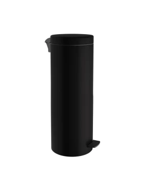 Χαρτοδοχείο 16 Lit Soft Close, No Inner Bucket - Matt Black, Pam & Co, Ø20 x H55 (cm), 16-2053-403 (Image 1)