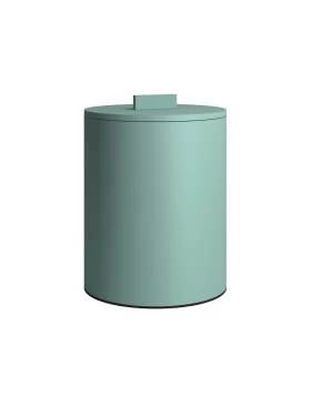 Κάδος Απορριμμάτων Πάγκου 6 Lit - Matt Turquoise, Pam & Co, Ø20 x H25 (cm), 2326-913 (Image 1)