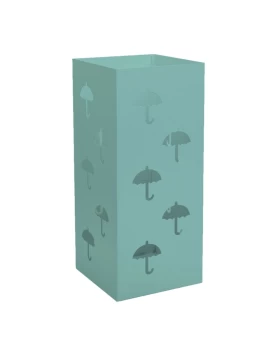 Ομπρελοθήκη Τετράγωνη - Matt Turquoise, Pam & Co, W22 x D22 x H50 (cm), 25-913 (Image 1)