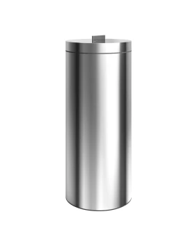 Καλάθι Απλύτων 30 Lit - Inox, Pam & Co, Ø25 x H60 (cm), 2560-001 (Image 1)