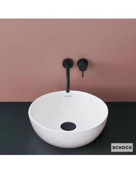 Νιπτήρας Επικαθήμενος Marmorin by Schock 503-60301-301 Λευκό Ματ (Φ.40cm) (Image 1)