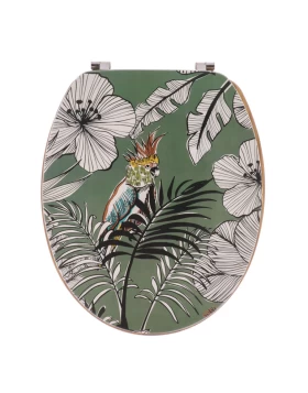 Κάλυμμα λεκάνης mdf με ανοξείδωτους μεντεσέδες σειρά 0571 Πολύχρωμο (37.50x46cm) (Image 1)