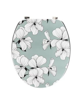 Κάλυμμα λεκάνης mdf με ανοξείδωτους μεντεσέδες σειρά 0568 Πολύχρωμο (37.50x46cm) (Image 1)