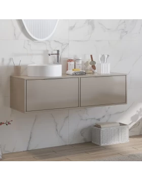 Έπιπλο με 2 Συρτάρια Premium Line Wood Sand (120x46.5cm) (Image 1)