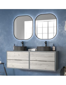 Έπιπλο με 4 Συρτάρια Premium Line Grigio & Soft Grey (135x46.5cm) (Image 1)