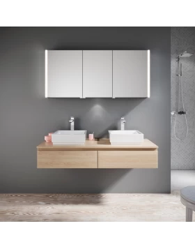 Έπιπλο με 2 Συρτάρια Premium Line Wood Natural Oak (155x45cm) (Image 1)