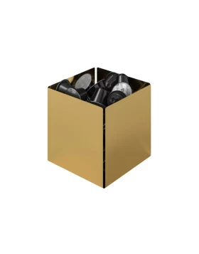 Θήκη για Κάψουλες - Gold, Pam & Co, W13 x D13 x H13 (cm), 116-024 (Image 1)